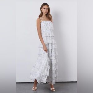 ALB | White Lovette Maxi Lace Dress